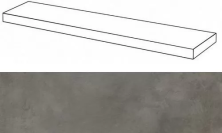 Ступень угловая правая Italon Millennium Black 33x160