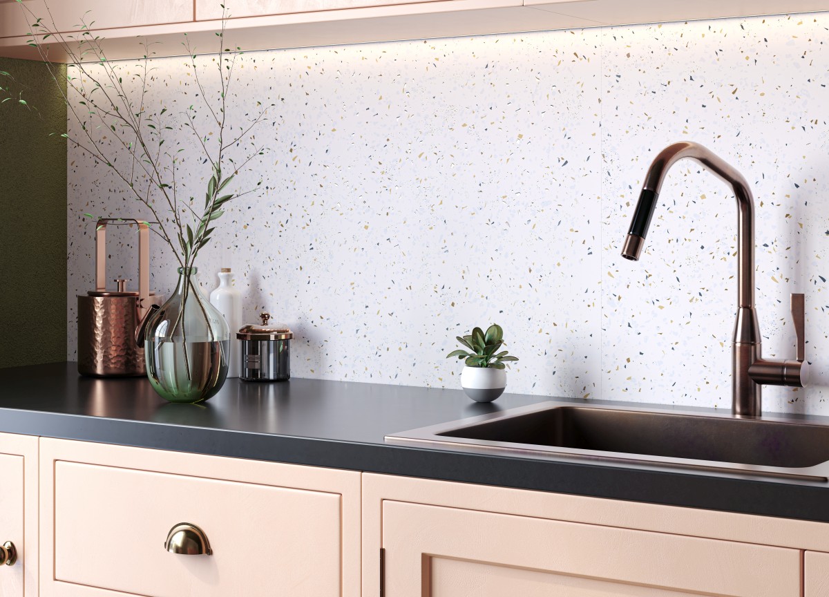 Подступенок Керранова Vetro White K-340/MR/pst01/148х1200x10 белый