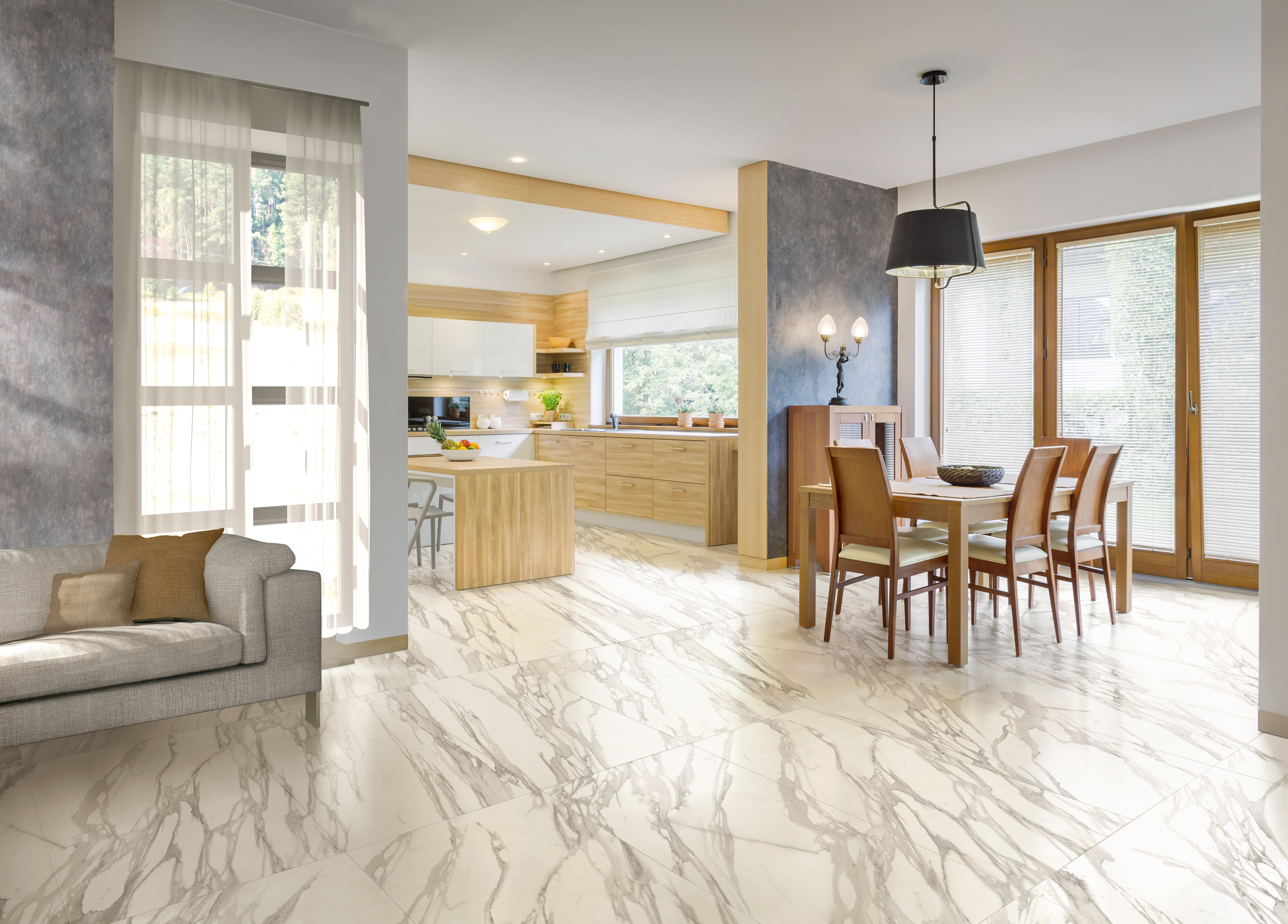 Керамогранит Азарио Calacatta Gold 60x120 Carving H18004002G белый