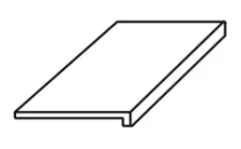 Ступень ColiseumGres Да Винчи Браун фронтальная 620070002302 коричневый 33x60