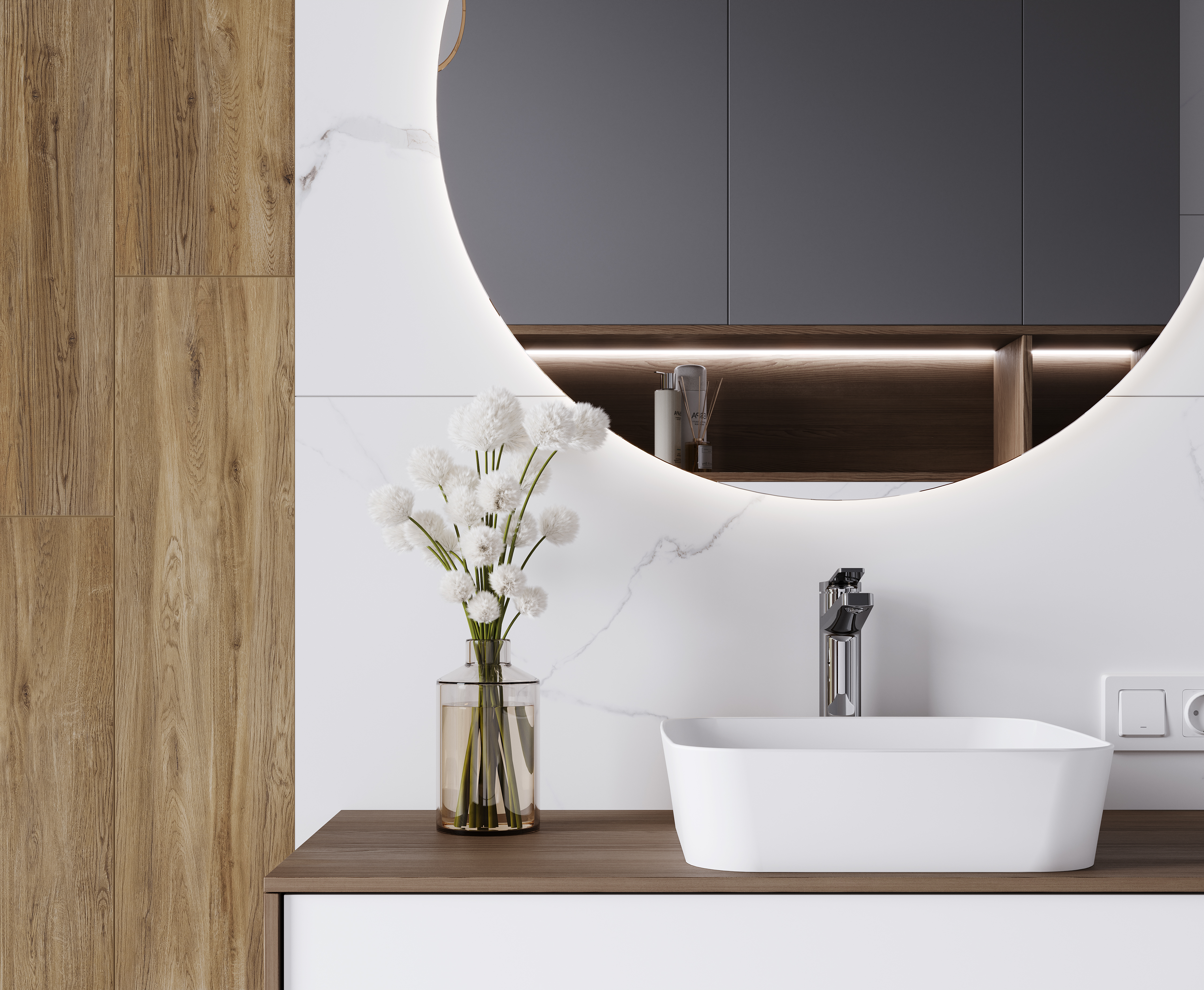 Керамогранит Laparet Atlantic White белый 60x60 полированный