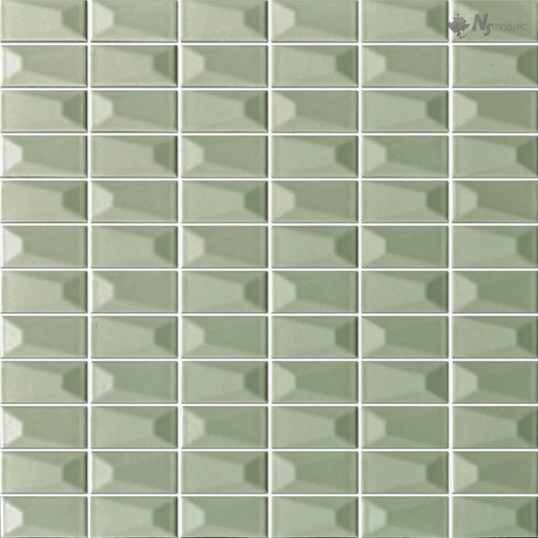 Мозаика NSmosaic R-362 зеленый 30x30