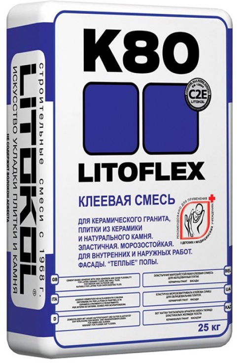 плиточный клей Litokol Litoflex k80