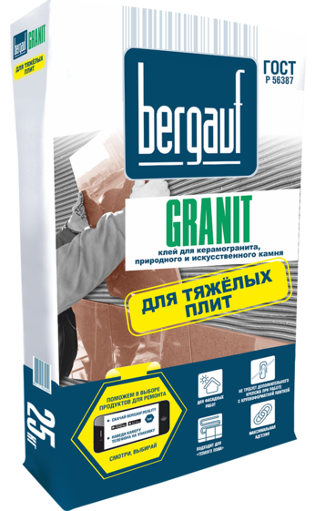 клей Bergauf Granit