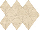 Мозаика Atlas Concorde Marvel Travertine Sand Mosaico Origami 28x41.2 AF9K