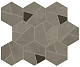 Мозаика Atlas Concorde Boost Pro Taupe Mosaico Hex Coffee 25x28.5 A0QP