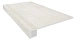 Комплект Estima KA00 Ametis Kailas Ivory (Ступень 33x120 непол. прямоугол. бортик с насечками + Подступенок 14,5x120)