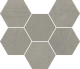 Мозаика Italon Континуум Айрон Гексагон 25x29