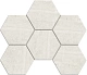 Мозаика Estima KA00 Ametis Kailas Hexagon Ivory 25x28.5 бежевый