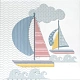 Декор Kerama Marazzi VT\A377\5009 Бон Вояж Парусник 20x20