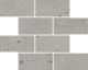 Мозаика Italon Авангард Сильвер Минибрик 610110001213 серый 23.7x29.5