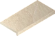 Ступень Italon Материя X2 Магнезио 120 фронтальная 620070002843 бежевый 33x120