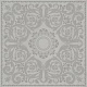 Декор Керама Марацци Venezia Риальто 2 серый матовый обрезной 80х80
