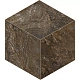 Мозаика Estima BR04 Bernini Cube Dark Brown 25x29 коричневый