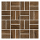 Мозаика Grasaro Italian Wood Wenge 24.5x24.5 G-253/SR/m12/245x245x10
