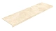 Ступень Coliseumgres Аурелия Уайт фронтальная 620070002849 бежевый 33x120
