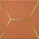 Декор Kerama Marazzi OP\D181\17066 Витраж оранжевый 15x15