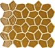 Мозаика Italon Авангард Амбер Спектрум 600110001120 желтый 29.2x33.2