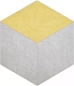 Мозаика Estima SR00/SR04 Spectrum Cube Yellow 25x29 желтый