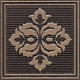 Вставка Керама Марацци AD\B400\SG929720R Версаль коричневый обрезной 7х7