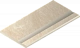 Бортик Italon Материя X2 Магнезио с выемкой закругленный 620090001197 бежевый 30x120