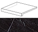 Ступень угловая левая Marvel Nero Marquina Scalino Ang. Sx ATED 33x33