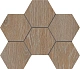 Мозаика Estima Kraft Wood KW01 25x28.5 бежевый