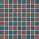 Мозаика Grasaro Travertino Mix Red Brown-Blue 30x30 G-460(470)/PR/m01/300x300x10