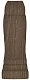 Уголок Kerama Marazzi SG7327\AGE внешний Тровазо коричневый матовый 2.9x8