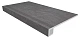Комплект Estima SR06 Spectrum Graphite (Ступень 33x120 непол. прямоугол. бортик с насечками + Подступенок 14,5x120)